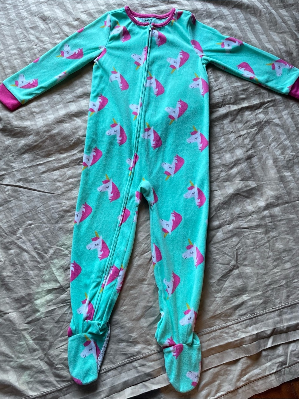 Unicorn fleece sleeper